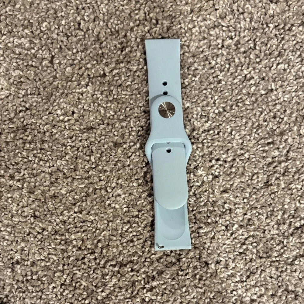 Silicone Wristband Band in Light Blue